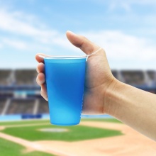 限塑禮品折疊矽膠水杯