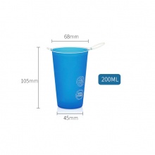 限塑禮品折疊矽膠水杯