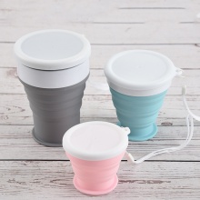 限塑禮品折疊矽膠水杯