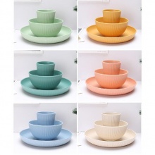 限塑禮品環保小麥餐具套裝