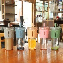 單層透明吸管杯700ML