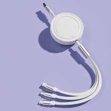 三合一伸縮充電線