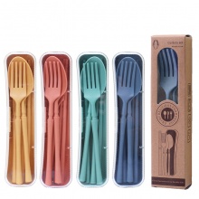 限塑禮品小麥秸稈餐具套裝