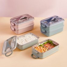 環保餐具便攜雙層飯盒
