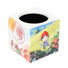 憶智廣告魔方旋轉筆筒