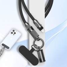 手機掛繩斜跨快充充電線