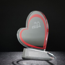 愛心水晶獎杯