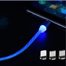 磁吸流光充電線