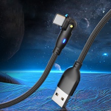 快充180度彎頭充電線