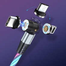 540度旋轉磁吸充電線